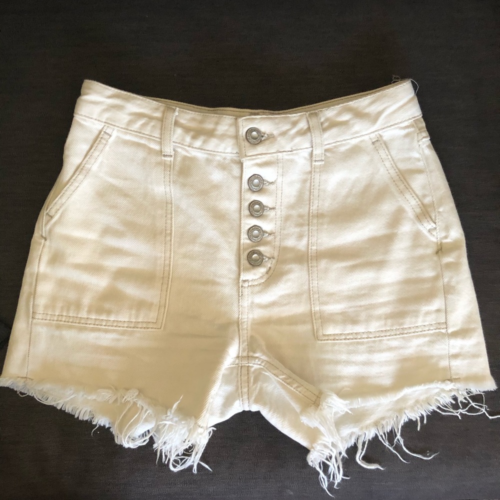 Free people high waisted shorts.